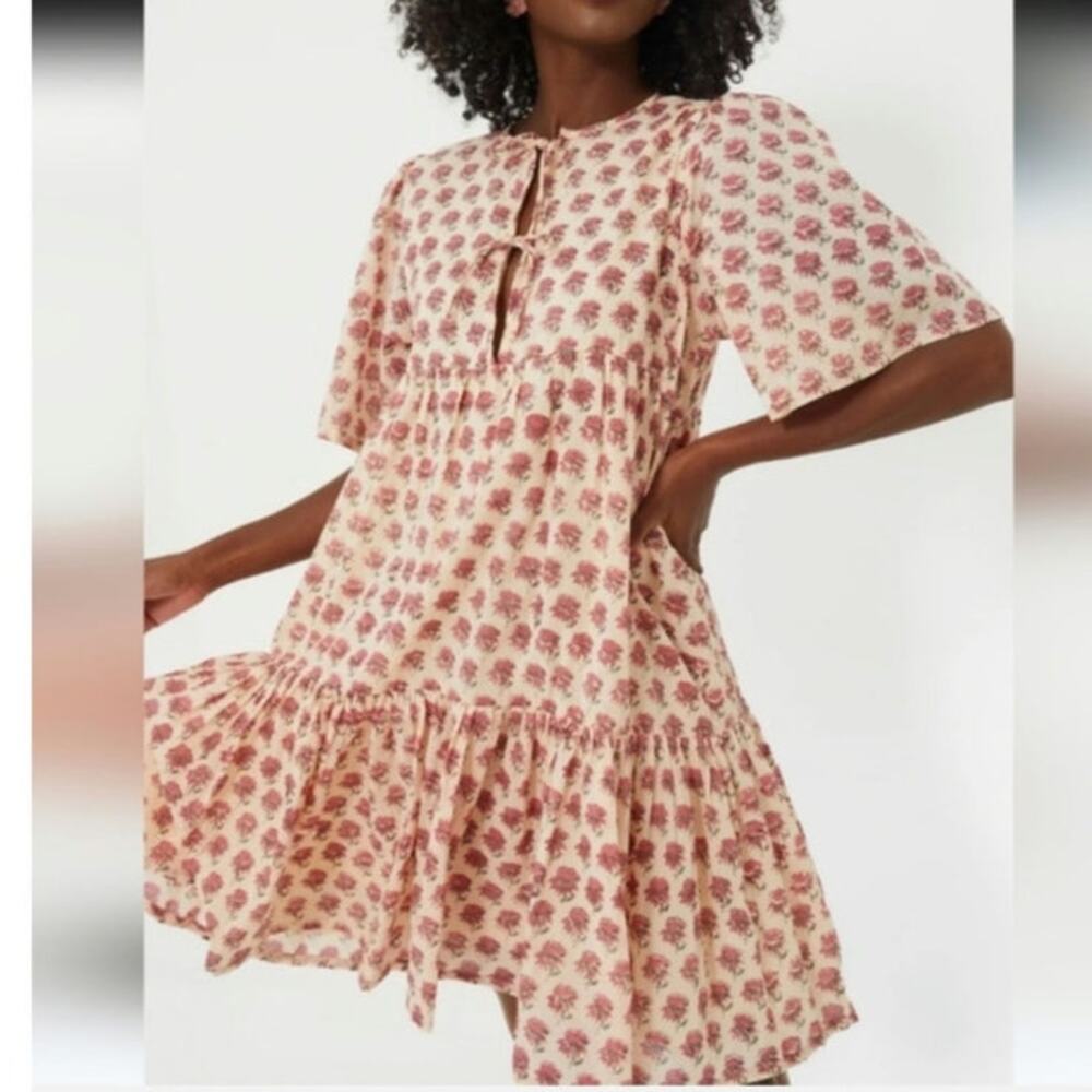EMERSON FRY India Collection Alma Organic‎ Isla Dress Size: M/L